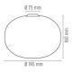 GLO-BALL C/W ZERO parete-soffitto